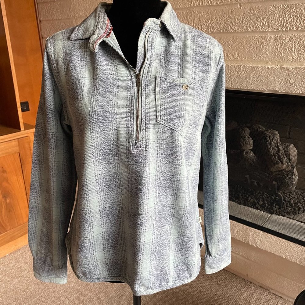 Toad&Co Blue Plaid Women's Top